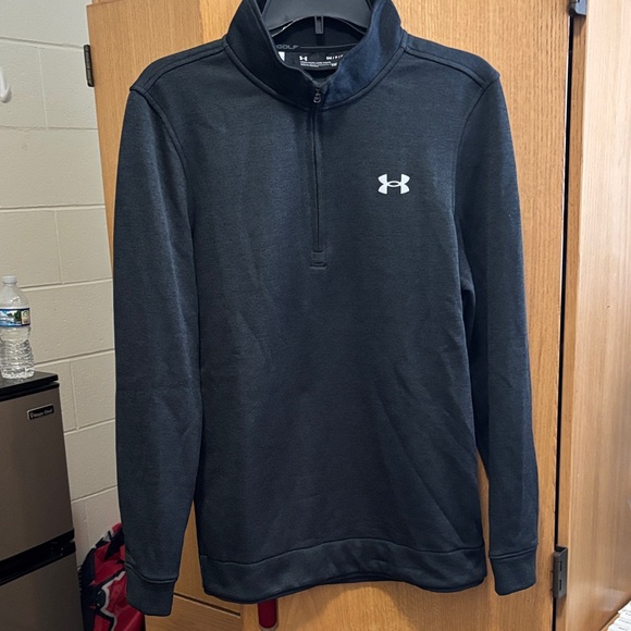 Under Armour Dark Gray Quarter-Zip Pullover - Picture 1 of 2